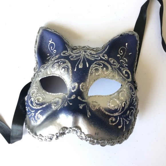 Venetian Cat Mask vintage - Picture 6 of 8